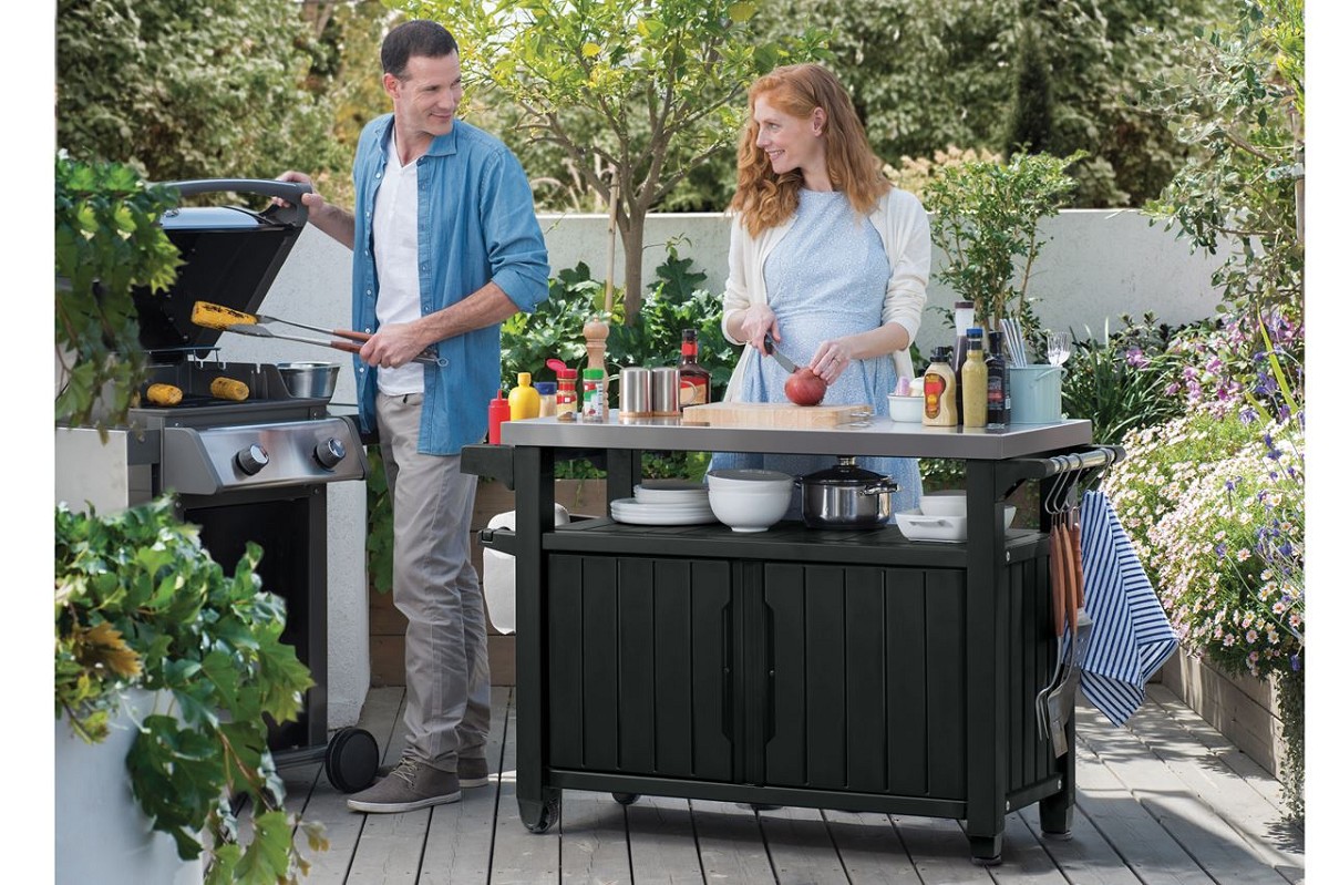 מזנון ברביקיו עם משטח נירוסטה UNITY XL