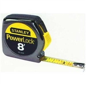 רולטקה 8 מ' אינצ'י 33428 STANLEY POWERLOCK