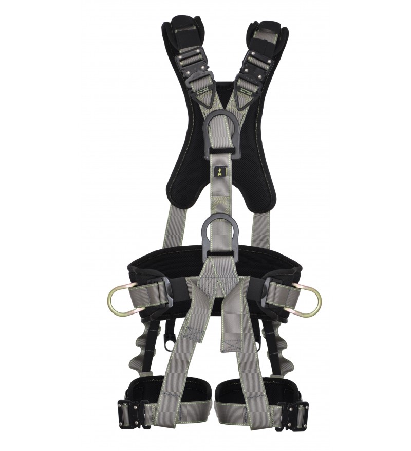 רתמת גוף ארגונומית לטיפוס וגלישה 5 נק' מידה WORKER 333K S-L