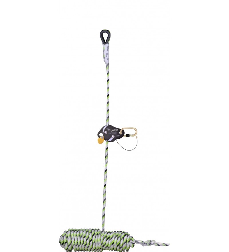 קו עיגון אנכי זמני 30 מ' הכולל בולם נפילה 