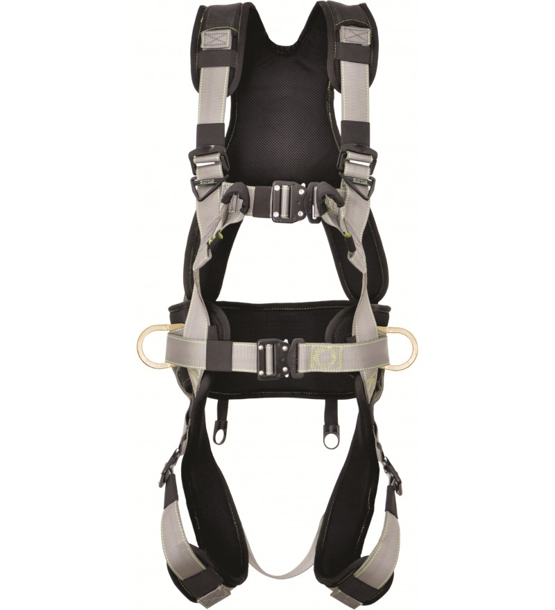 רתמת גוף מלאה ארגונומית 4 נק' עם חגורת מותן WORKER 363K