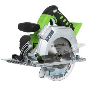 מסור עגול 24V נטען – גוף בלבד GreenWorks