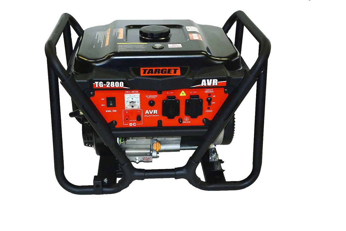 גנרטור בנזין נייד 2200W +מייצב מתח TARGET TG2800 שטל