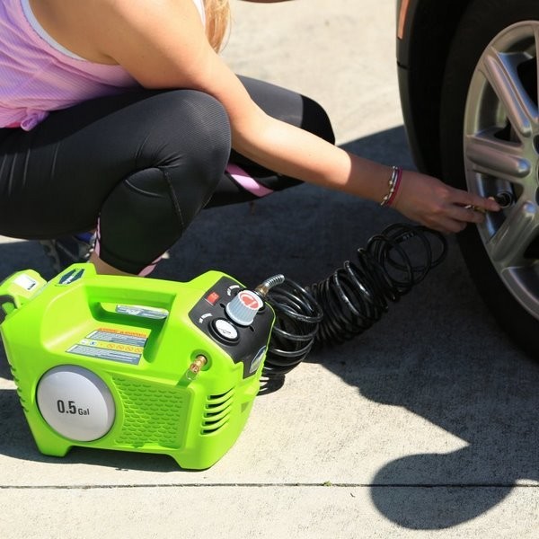 מדחס 24V נטען – גוף בלבד GreenWorks