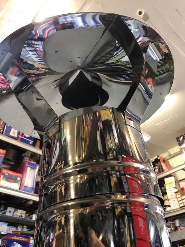 כובע סיני לארובה נירוסטה "6 15 ס"מ