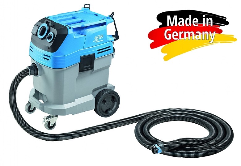 שואב אבק תעשייתי BAIER עם שקע טכני וויברטור