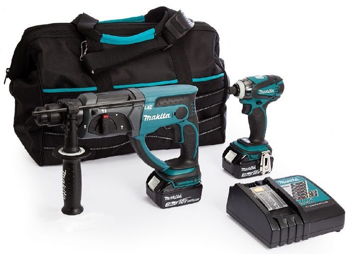 סט כלים נטענים 18V מקיטה DLX2166TX1 + DGA452Z makita