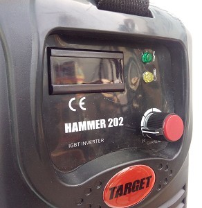 רתכת אלקטרונית 200A + מסיכה אלקטרונית TARGET