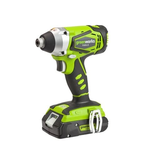 מברגת אימפקט 24V נטען כולל 2 סוללות 2AH GreenWorks