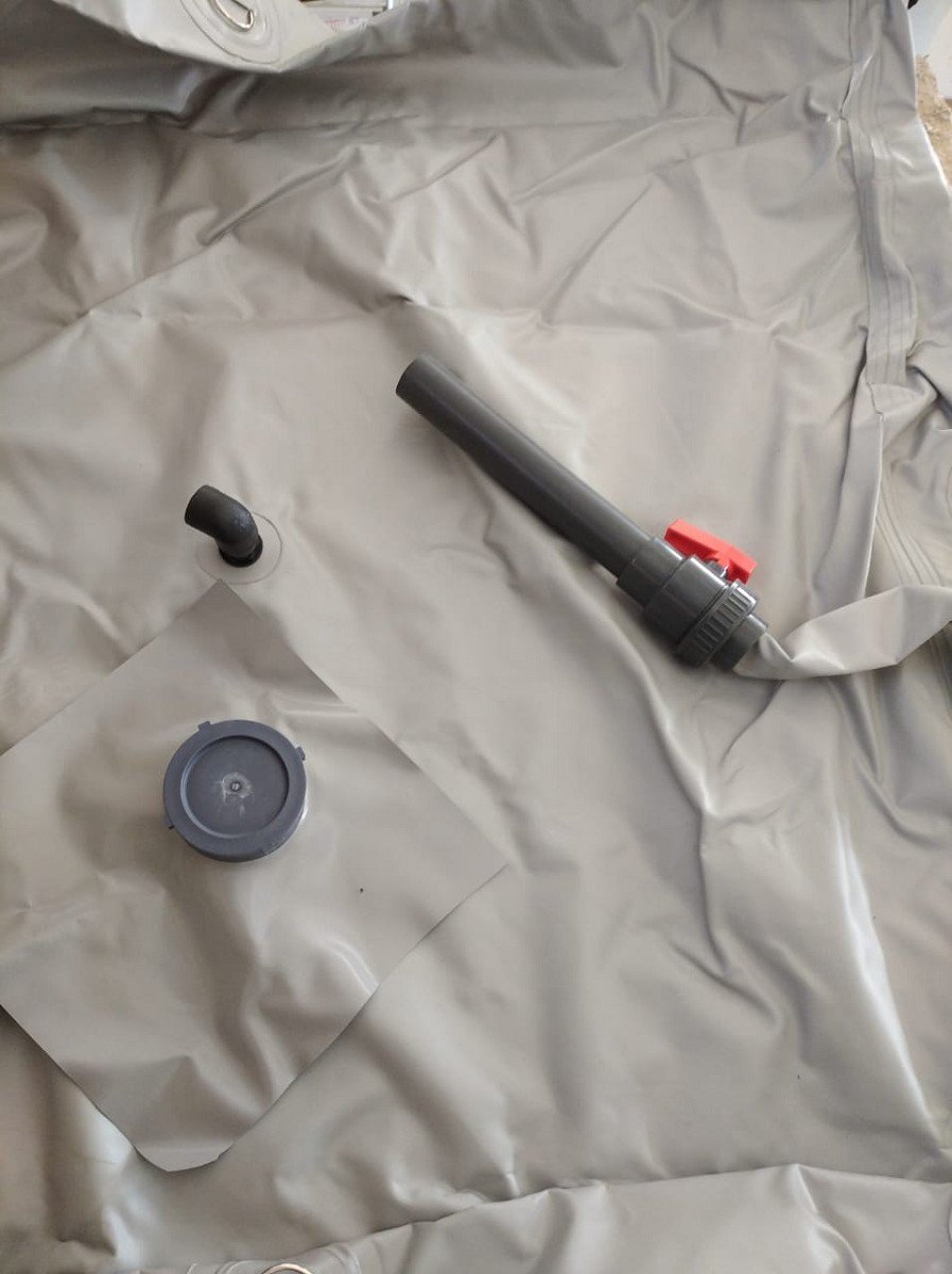 מיכל מים גמיש 1500 ליטר 200*150*50 CM