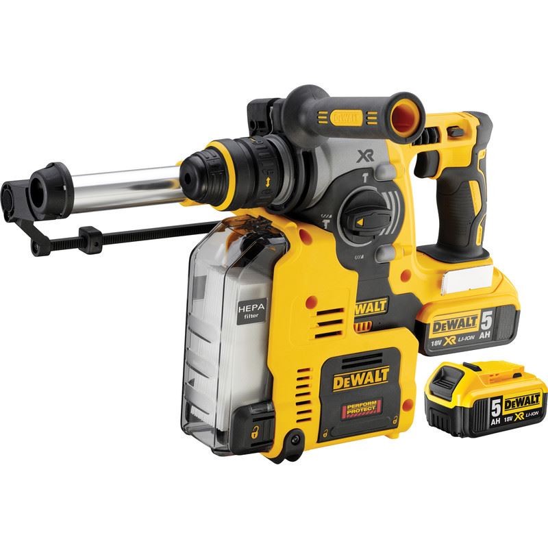 פטישון שואב/נטען DeWalt 18V DCH275P2