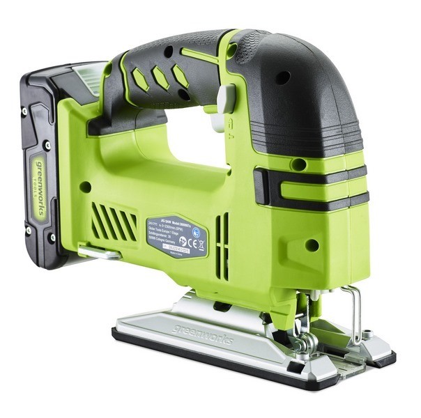 מסור אנכי ג’יקסו 24V נטען – גוף בלבד GreenWorks