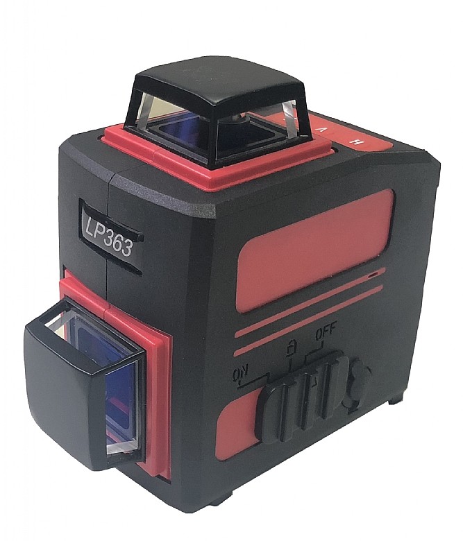 פלס לייזר היקפי 3 מעגלים LP363 קרן אדומה