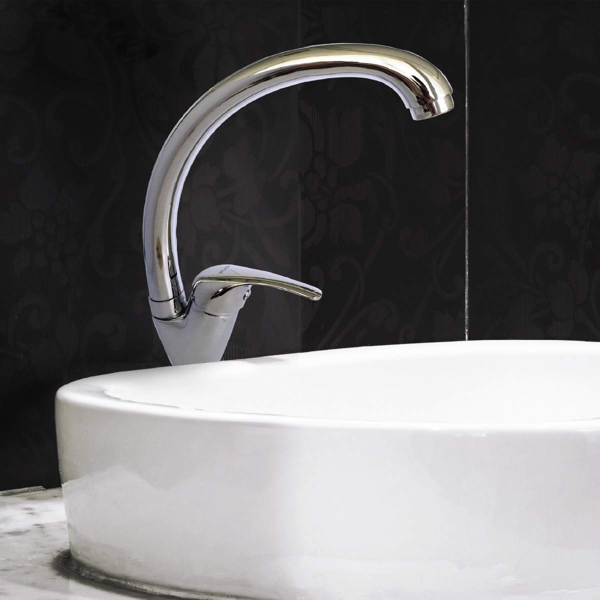 ברז מיקסר ברבור ארוך מתכוונן Splash