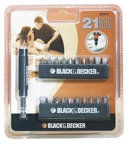 סט 21 אביזרים דגם BLACK&DECKER B-A7074
