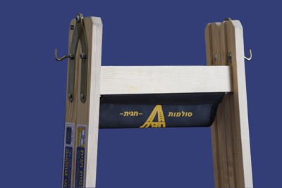 סולם עץ כפול סולמות חגית 2X9 תו תקן