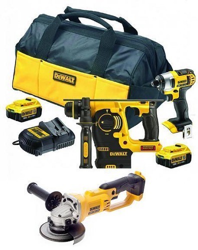 סט 3 כלים 18V נטענים DEWALT DCK303P 5A