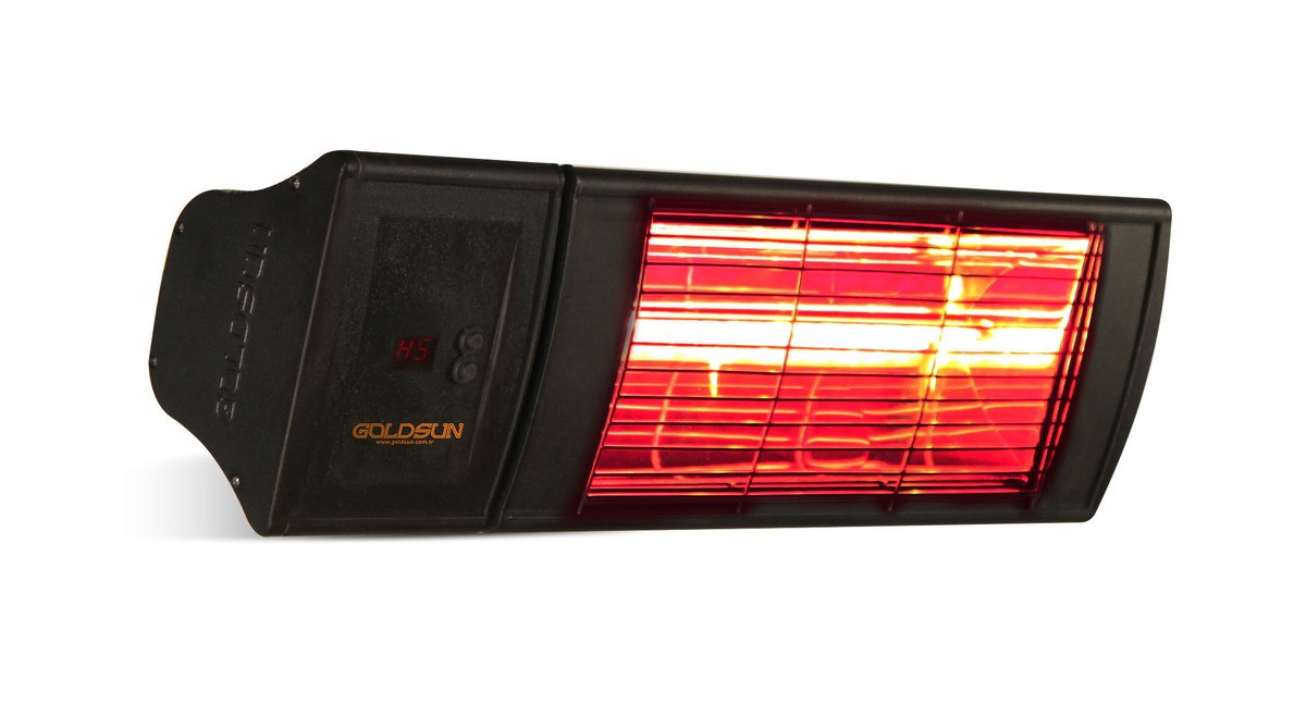 תנור חימום אינפרא אדום SUPRA BASIC PLUS+ 2000W עם שלט GOLDSUN