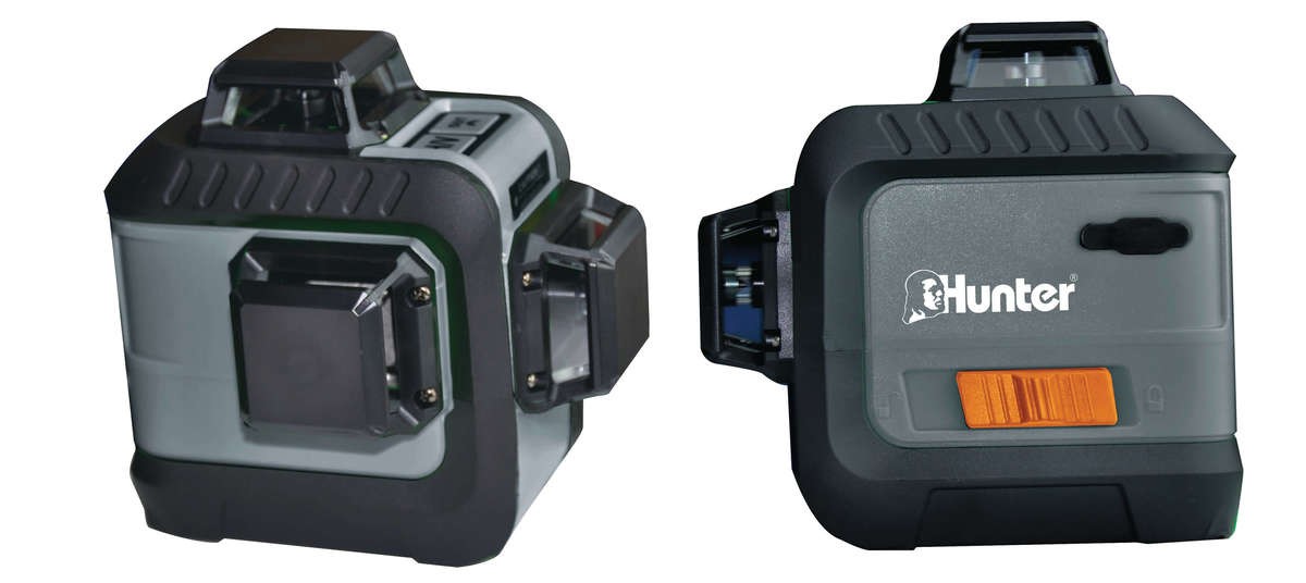 פלס לייזר ירוק היקפי 3 קווים 3D HUNTER