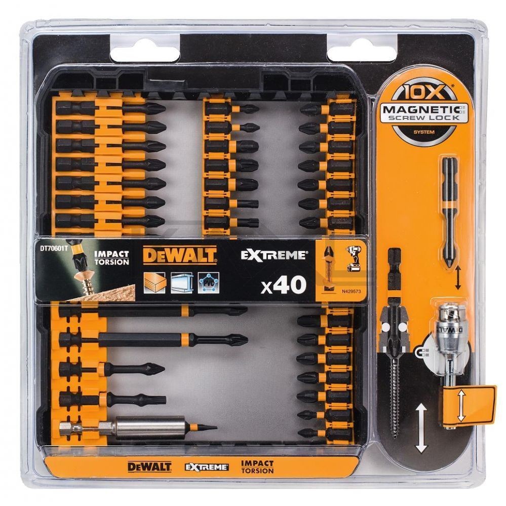 סט ביטים 40 יחידות DEWALT
