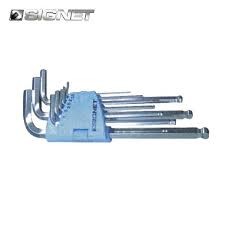 סט מפתח אלן כדורי נירוסטה 9 יח' signet 35224