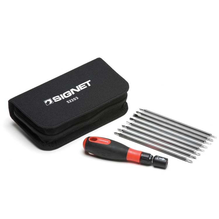 סט מברגים מיני+ ידית נעילה SIGNET 52203