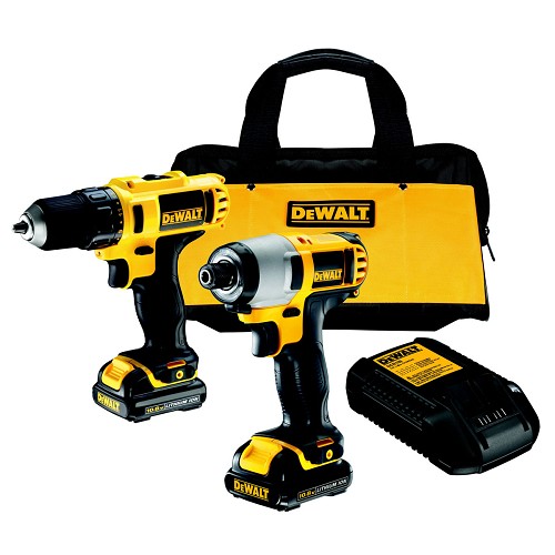 סט מברגות נטענות 10.8V DeWALT DCK211S2