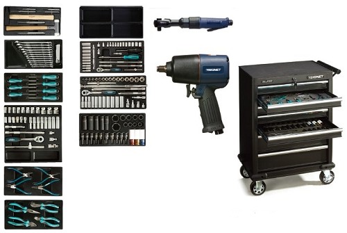 ארון מאובזר 7 מגירות הכולל 168 כלים signet 54305