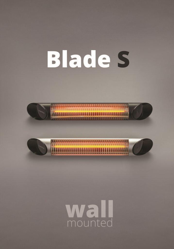 מנורת חימום אינפרא אדום קרבון BLADE S 2500W VEITO