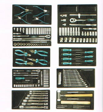 ארון מאובזר 7 מגירות הכולל 147 כלים signet 54301