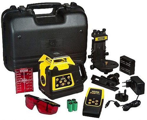 פלס לייזר מסתובב עם נקודה עליונה ותחתונה - STANLEY RL HVPW