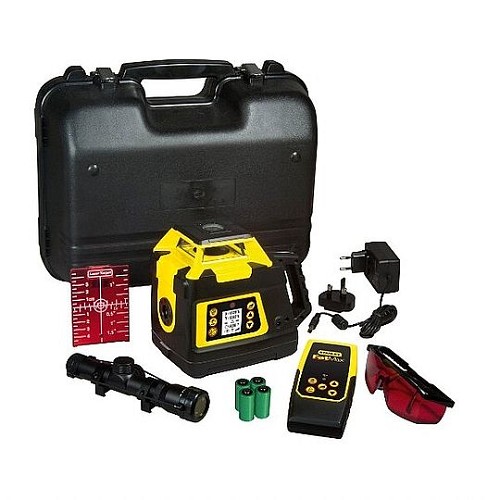 פלס לייזר מסתובב עם אלכסונים שלט וקולט-קרן - STANLEY RL HGW