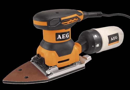 מלטשת מרובעת-מלבנית + דלתא AEG 270W