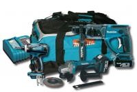 סט כלים נטענים 18V מקיטה DLX2166TX1 + DGA452Z makita