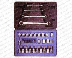 סט בוקסה 35 יח' + מפתח טורקס/ מ