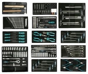 ארון מאובזר 7 מגירות הכולל 194 כלים signet 54100