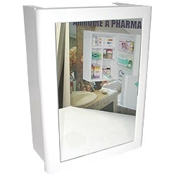 ארון תרופות + מראה כתר