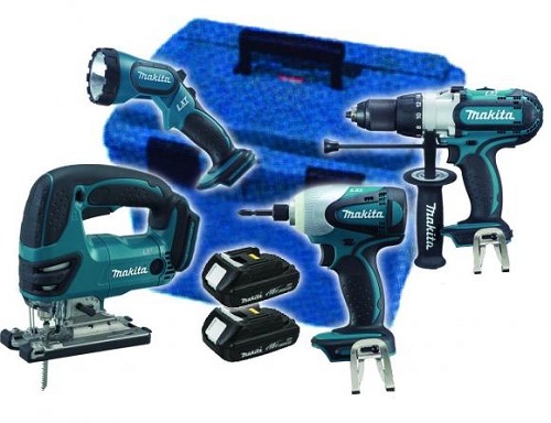 סט מברגה + אמפקט + ג'יקסו DK1875 18V MAKITA