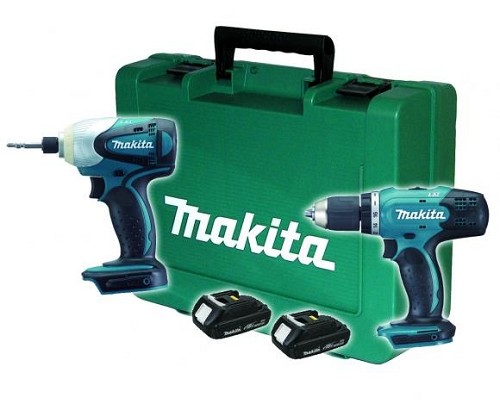 סט אימפקט+ מברגה Makita DK1817X2 18V