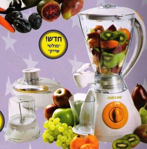 בלנדר משולב מחסטת מיץ מולטי שייק ATL-348 GOLD LINE