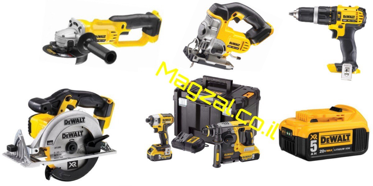 סט 6 כלים 18V נטענים DEWALT