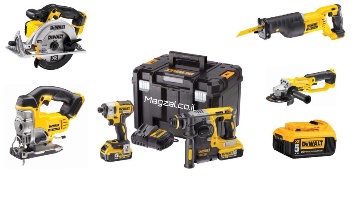 סט 6 כלים נטענים 18V