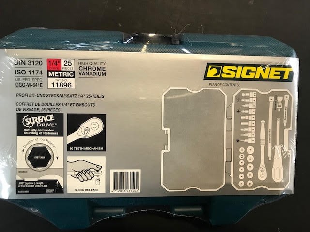 סט בוקסות 25 חלקים 1/4 Signet 011896