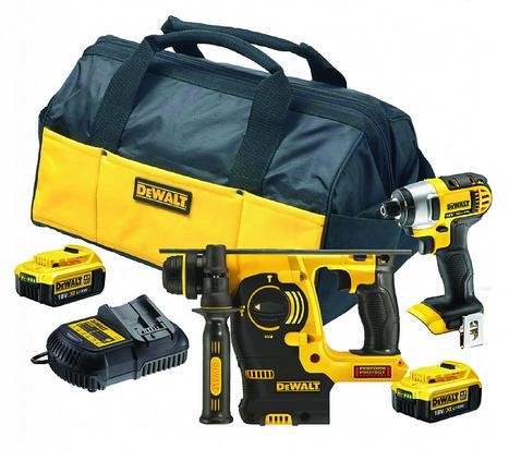סט פטישון+אימפקט DeWALT DCK301M2