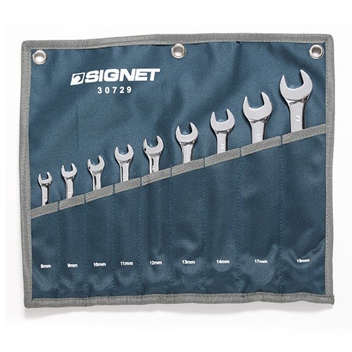 סט מפתחות רינג פתוח 8-19 מ