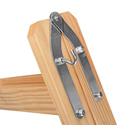 סולם עץ תקני 9 שלבים KAPRO קפרו